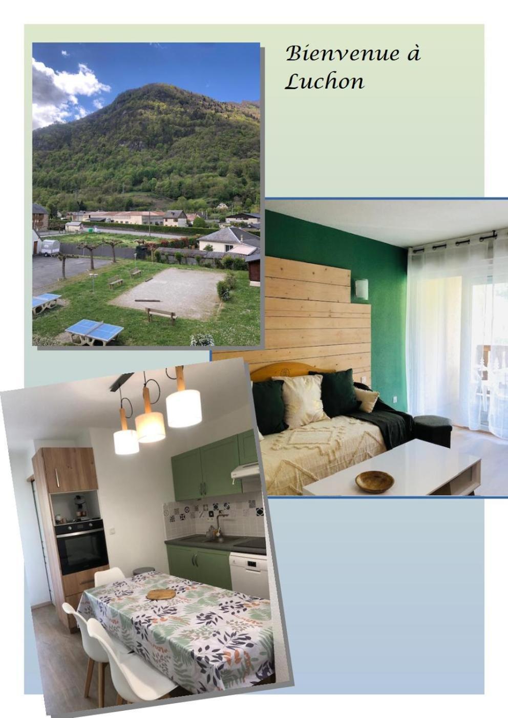 Appart T 3 Bagneres-De-Luchon Vue Montagne - Piscine Mi Juin Екстериор снимка
